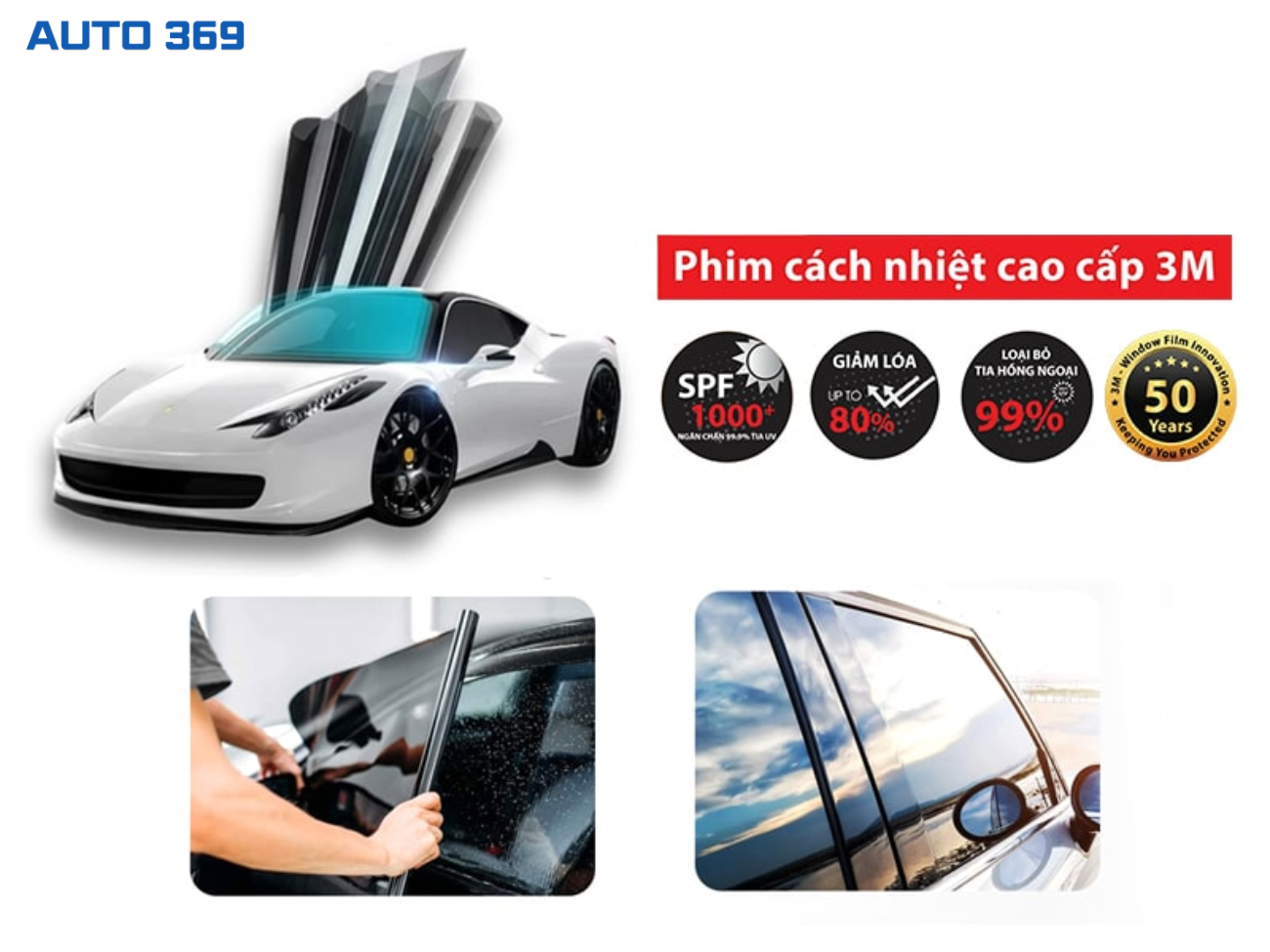 phim cách nhiệt 3M ô tô