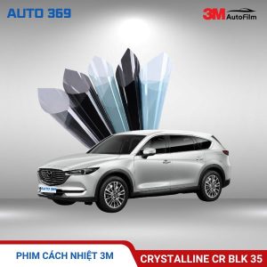 Phim cách nhiệt 3M Crystalline CR BLK 35 Kính sườn