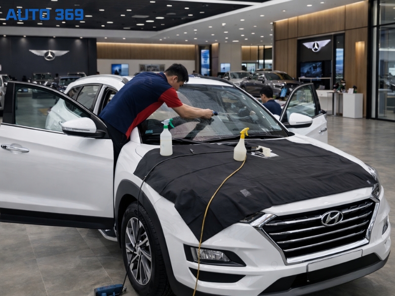 Dán phim cách nhiệt Fujimax uy tín tại Auto369