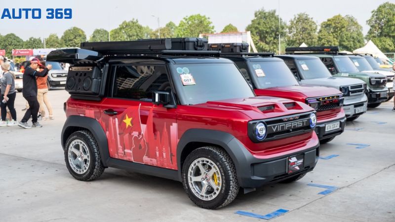 VinFast VF3 đỏ độ phong cách Adventure mạnh mẽ và cá tính