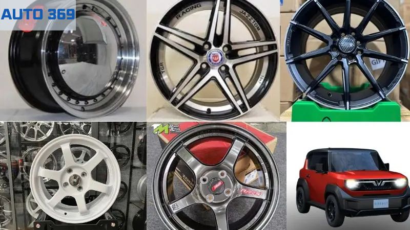 Thay mâm VF3 hợp kim cao cấp, cải thiện thẩm mỹ