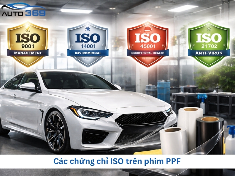 Các chứng chỉ ISO trên phim PPF