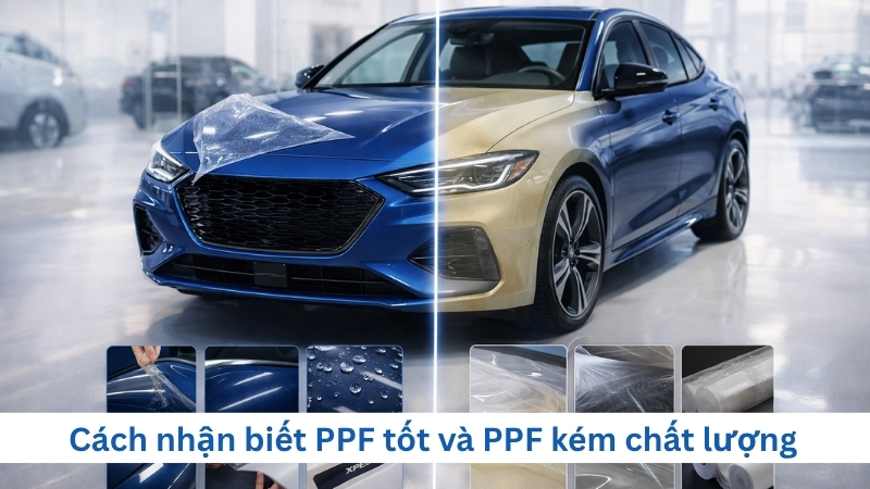 Cách nhận biết PPF tốt và PPF kém chất lượng