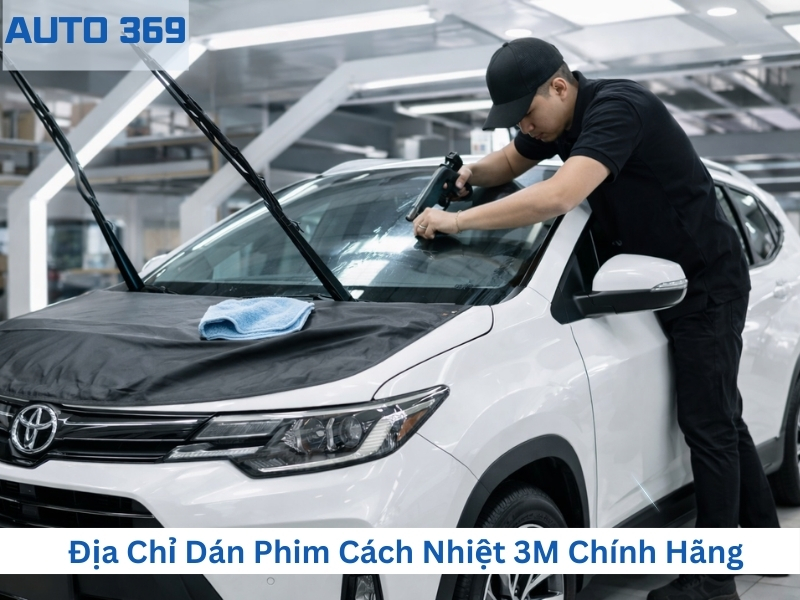 Địa chỉ dán phim cách nhiệt 3M chính hãng uy tín