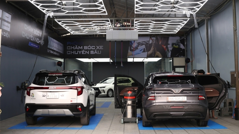 Phòng thi công đạt chuẩn Detailing