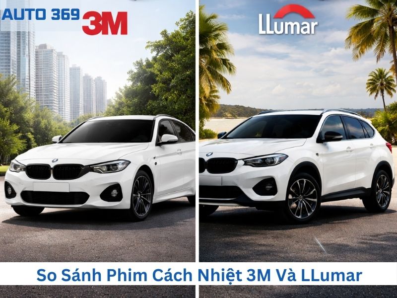 So sánh phim cách nhiệt 3M và LLumar