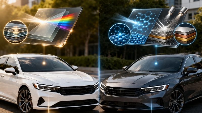 Sự khác nhau về công nghệ giữa phim cách nhiệt 3M và Ntech