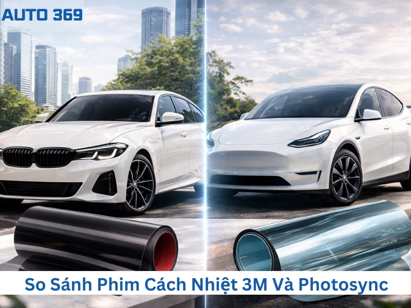 So sánh phim cách nhiệt 3M và Photosync
