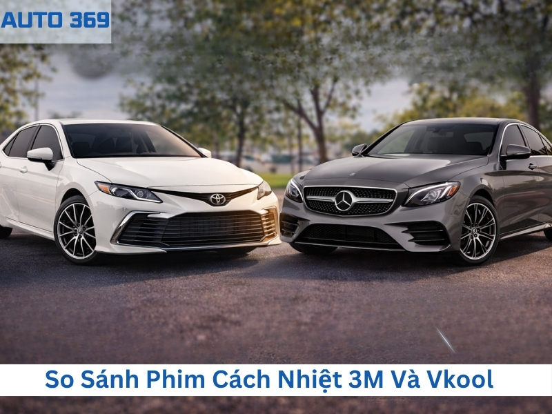 So sánh phim cách nhiệt 3M và Vkool