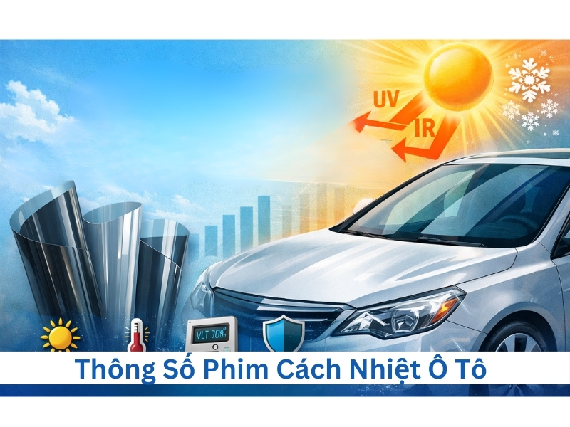 Thông số phim cách nhiệt ô tô