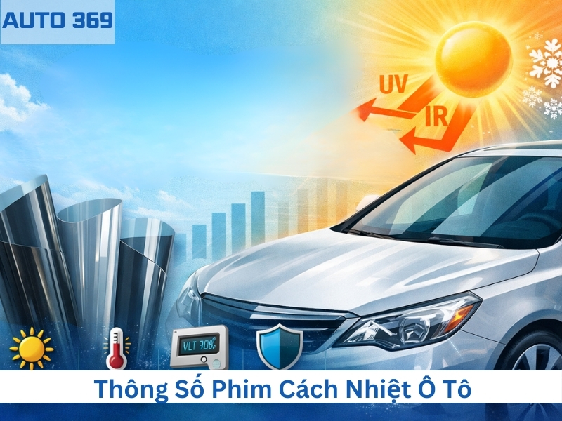 Thông số phim cách nhiệt ô tô